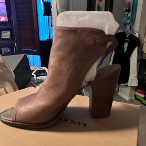 Lucky Brand Open Toe Heels